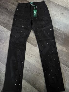 The Campus Los Angeles "Crystal Mind Denim" jeans